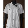 Chemise atlas manches courtes BLANC XL