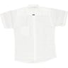 Chemise class atlas strié manches courtes BLANC XXXXL