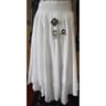 Jupe vdc taille élastique asymétrique BLANC M/L