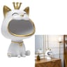 Deco chat blanc vide poche