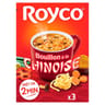 Royco minute soup bouillon à la chinoise 3 sachets de 20cl 47g