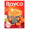Royco soupe velouté 10 légumes croutons romarin 3 sachets