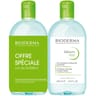 Bioderma eau micellaire nettoyante purifiante sebium h2o 2x500ml