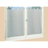 Paire de vitrage étamine fils coupés 60x90cm gris