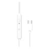 T'nb écouteurs semi intra-auriculaires type c digital blanc ESTYPEC2WH