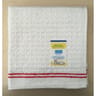 1er Prix Serpillère gaufrée blanche 55x100