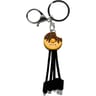 Yello koko câble 3 en 1 andy usb a/micro usb & usb c & lightning 0,15m donuts