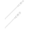 Bigben connected câble usb c/lightning 50cm blanc - 100% plastique recyclé CBLMFIC50CMRW