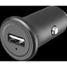 Bigben connected chargeur voiture 2.4a ic smart noir - 100% plastique recycle CAC24A1USBARB