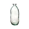 Vase "bouteille" verre recycle h51cm