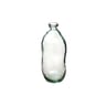 Vase "bouteille" verre recycle h35cm