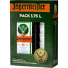 Coffret 175cl liqueur jagermeister partypack + 4 eco cups 35%vol