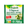 Bonduelle les 3 légumes choux fleurs brocolis choux romanesco précuits vapeur 750g