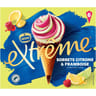 Extrême 6 cônes sorbet citron framboise 720ml 438g