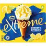 Extrême 6 cônes sorbet citron jaune citron vert 720ml 474g