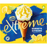 Extrême 6 cônes sorbet citron jaune citron vert 720ml 474g