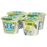 Les 2 Vaches yaourt bio brassé poire 4x115g