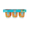 Les 2 Vaches yaourt à boire bio fraise et pêche 6x100g