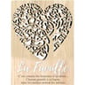 Plaque miroir  arbre de vie 40x30x2.5cm