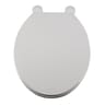 Arvix abattant wc polypropylène uni blanc