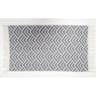 Arvix tapis lirette coton motifs graphiques 45x75 avec franges