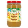 Jardin bio étic dessert pomme banane équithable bio bocal verre 680g