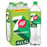 7up zero sucres "format familial" 4x1.5l