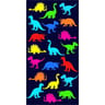 Drap de plage microfibre 70x140cm 250 g/m dino