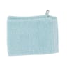 Gant de toilette 15x21cm prima vert d'eau lot de 2