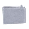 Gant de toilette 15x21cm prima gris perle lot de 2