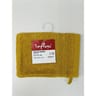 Influx gant de toilette 15x21cm 500g moutarde lot de 2
