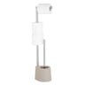 Combiné WC 3 en 1 dérouleur + brosse + réserve  sésame