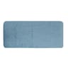 Tapis microfibre uni double vasque soloris assortis 50x120