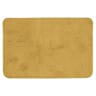 Tapis microfibres uni 45x75 curry