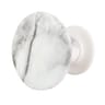 Patère ronde adhesive effet marbré petit modele