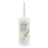 Pot a balai avec brosse white orchid plastique