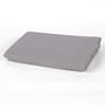 Drap plat 240x290 uni gris polycoton