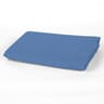 Drap plat 180x290 uni bleu polycoton