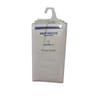 Drap housse 160x200 uni blanc polycoton