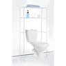 Etagère wc métal blanc 61x27.8x134cm