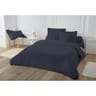 Drap housse 160X200 uni bleu percale