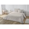 Housse de couette 200x200 uni gris clair percale