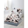 Parure hc microfibre 140x200 + 2 taies 63x63 flower