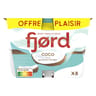Fjord aromatisé coco 8x125g offre plaisir