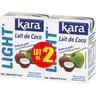 Kara lait de coco light 2x200ml