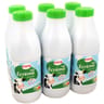 Cora lait  écrémé stérilisé uht bouteille 6 x 1l