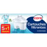 Cora lot de 5 + 1 cartouches F6SCO00