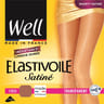 Collant transparent élastivoile satiné Well BEIGE MEDIUM T3
