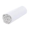 Drap housse 160x200 uni blanc 57 fils