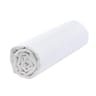 Drap housse 2x80x200 "uni 57 fils blanc"